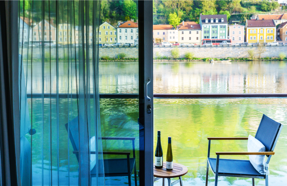 尽享两岸的风景变换